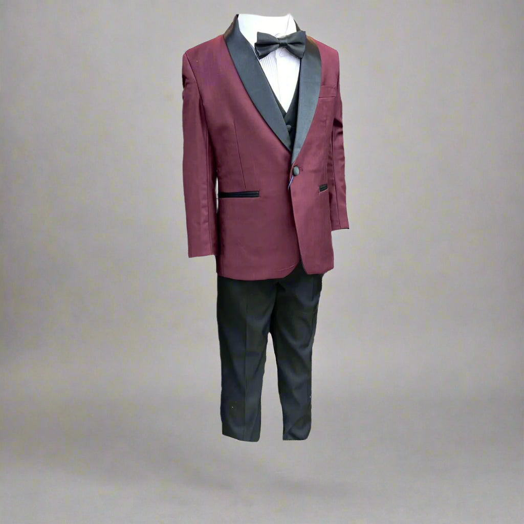 Perry Ellis 5-Piece Boy's Tuxedo
