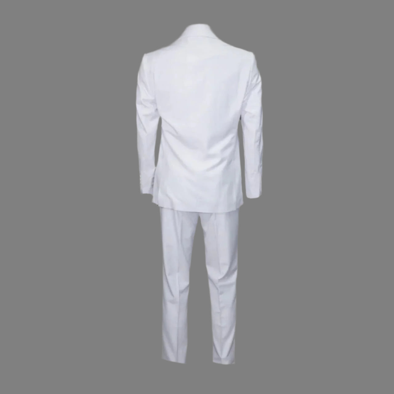 Miami Menswear Microfiber White Suit
