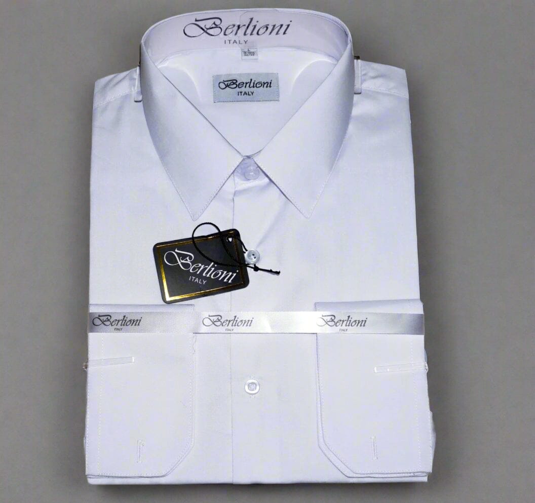 Berlioni Men's Dress Shirt - Regular Fit Miami Menswear