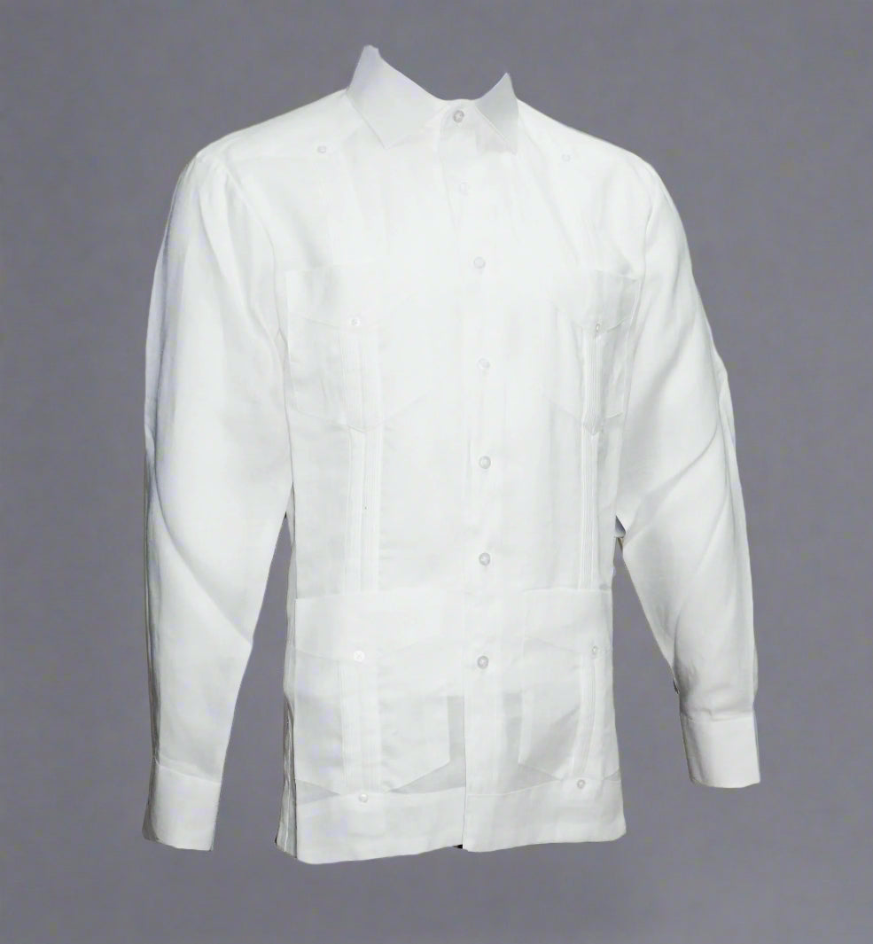 Mohito Long Sleeve 4-Pocket Guayabera
