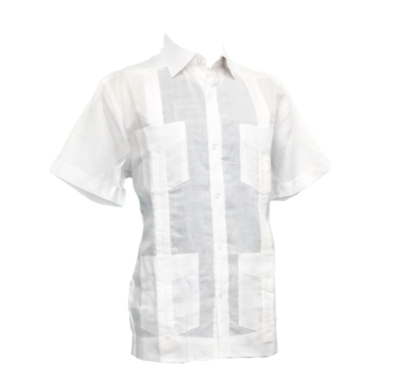 Mohito Short Sleeve 4-Pocket Guayabera White 