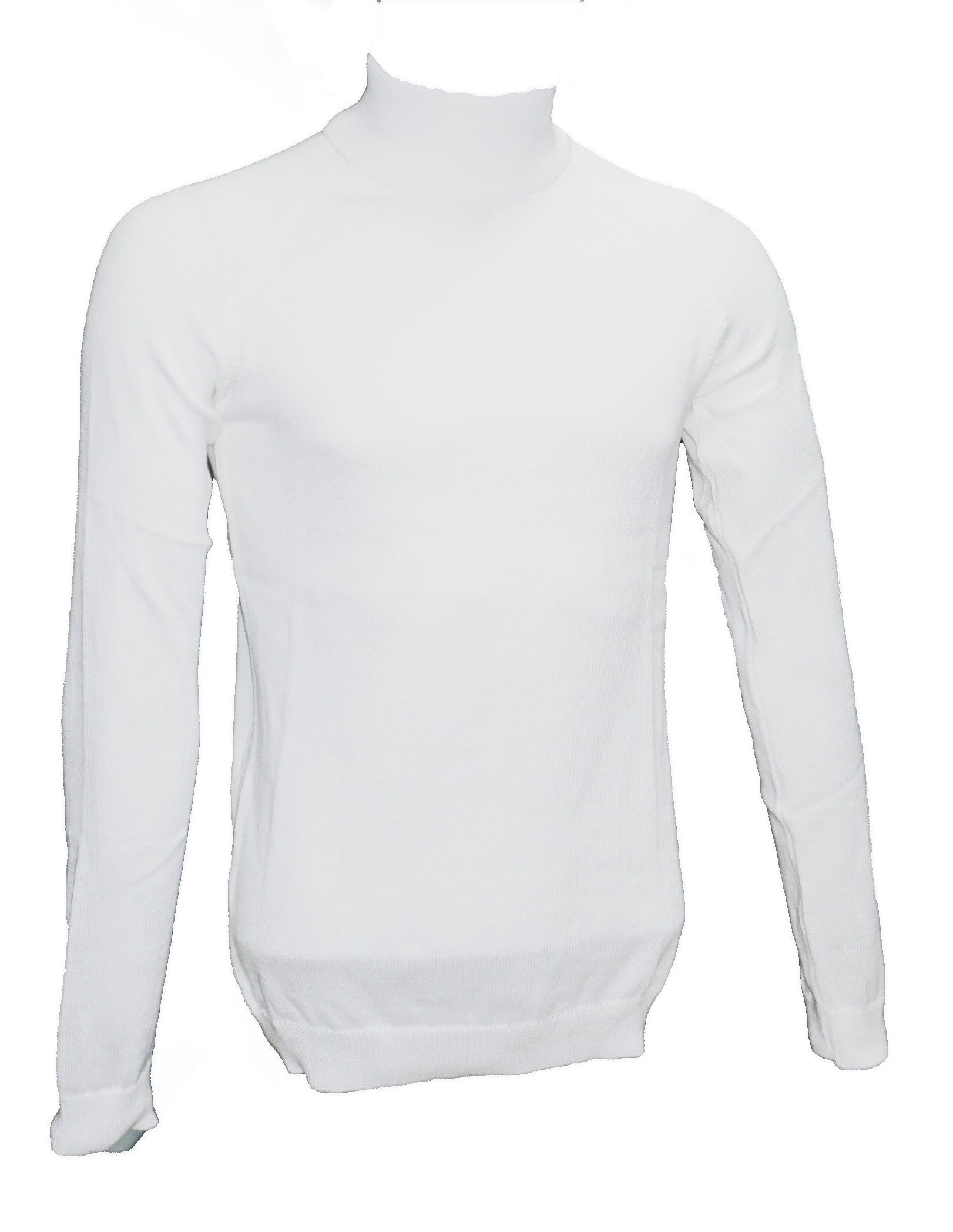 Suslo Couture Turtle Neck Knits White