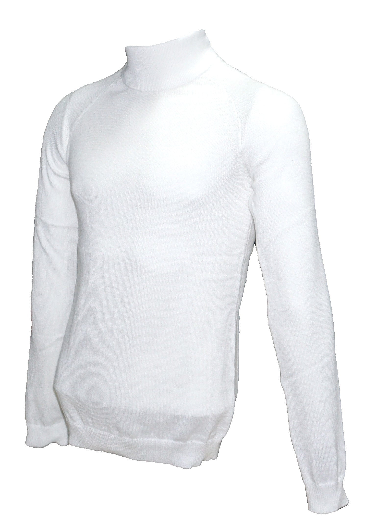 Suslo Couture Turtle Neck Knits White