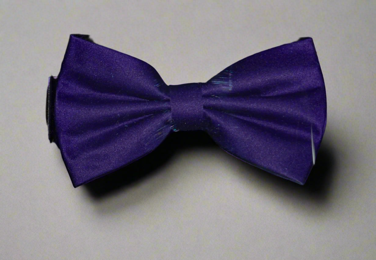 Charles Wain boxed solid color bow tie