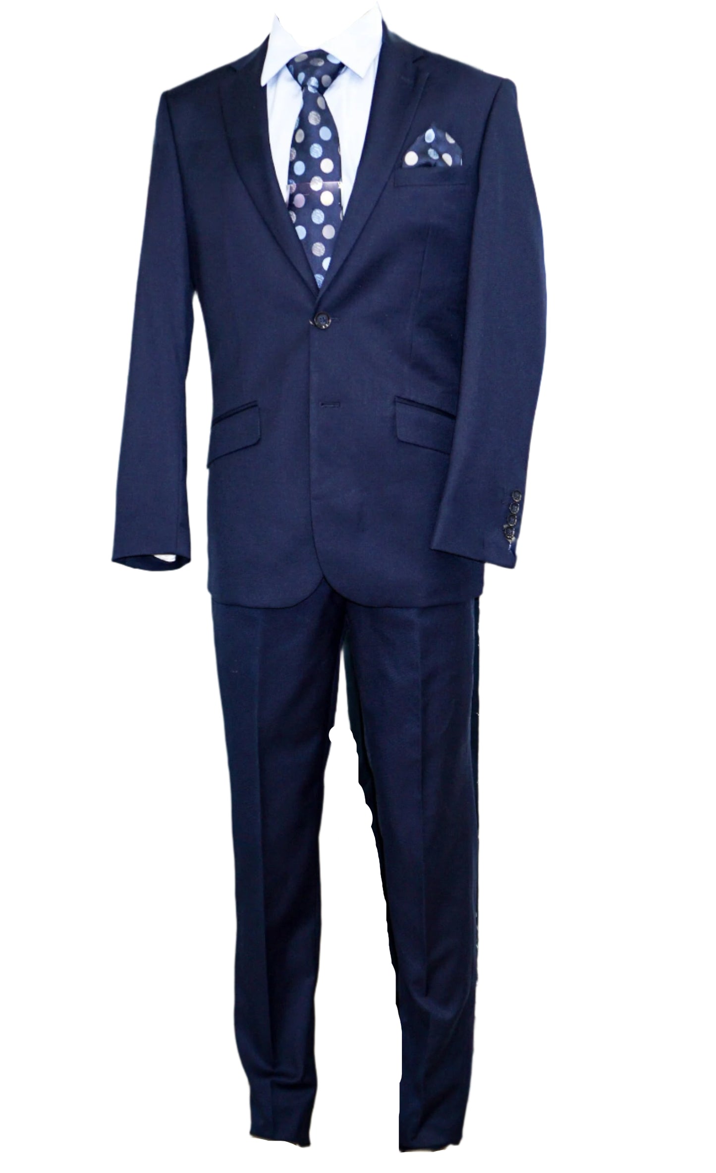 Miami Menswear Slim Fit Suit Navy Blue