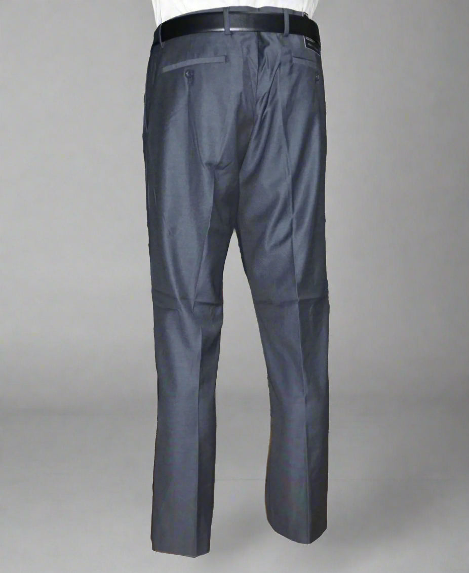 Alberto Cardinali Mens Slim Fit Dress Pants Grey