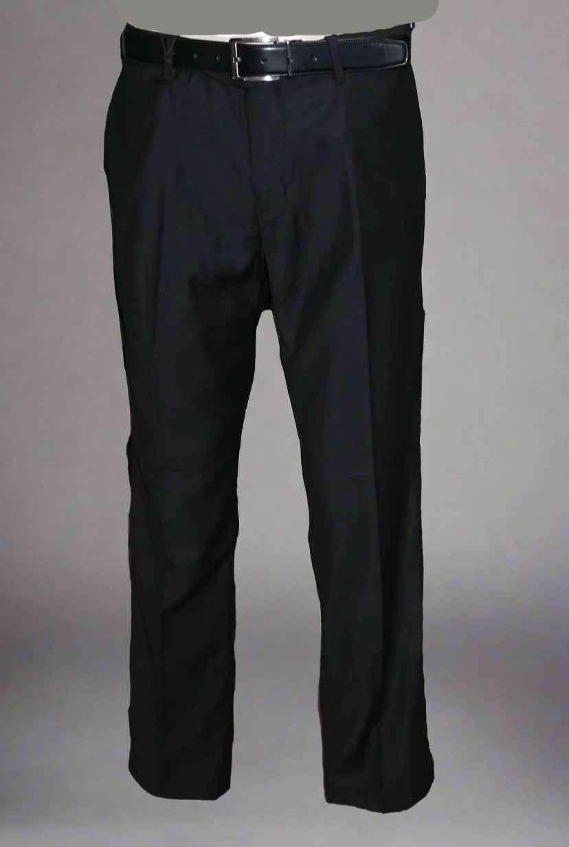 Alberto Cardinali Mens Slim Fit Dress Pants Black