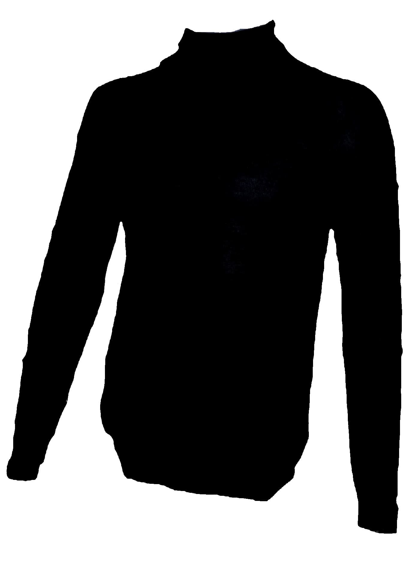 Suslo Couture Turtle Neck Knits Black