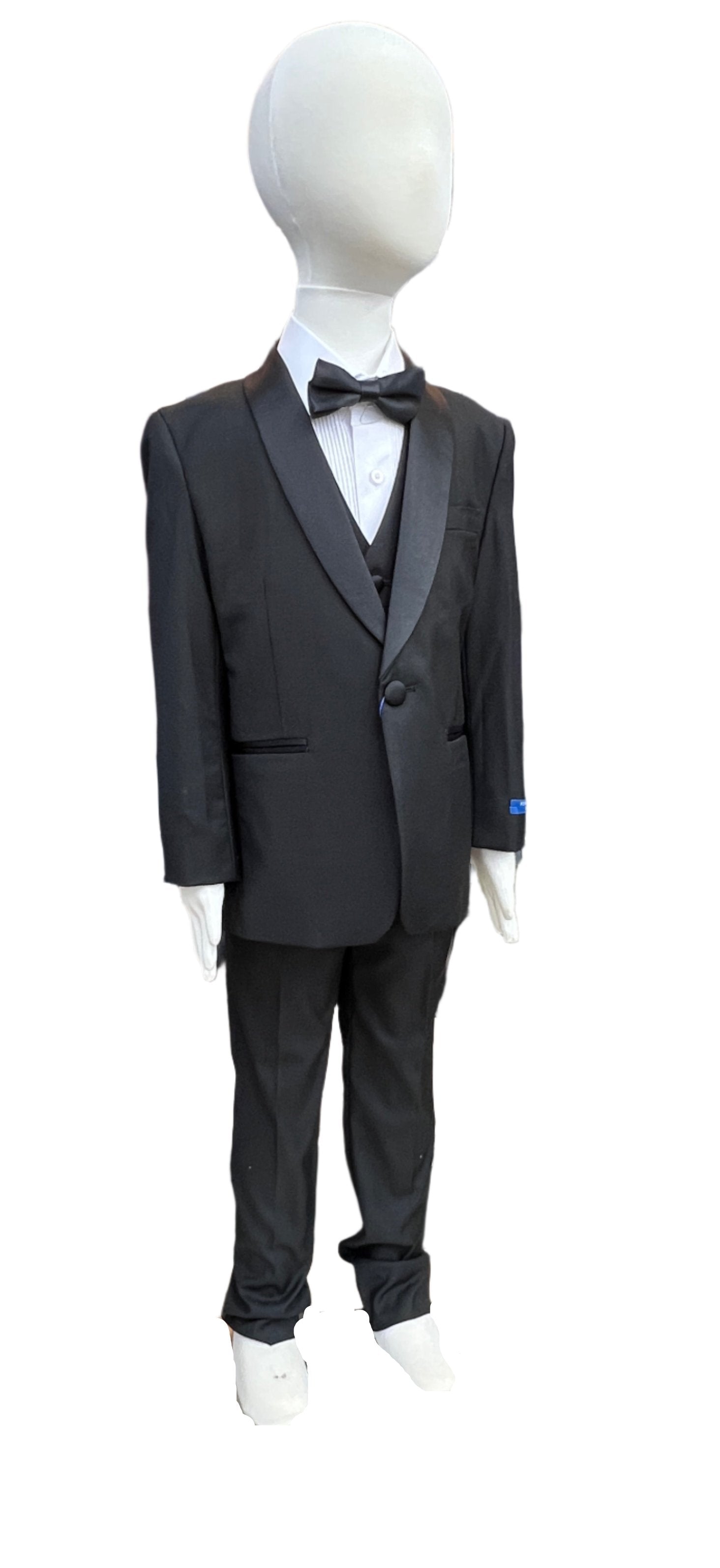 Perry Ellis Boys Tuxedo Black 