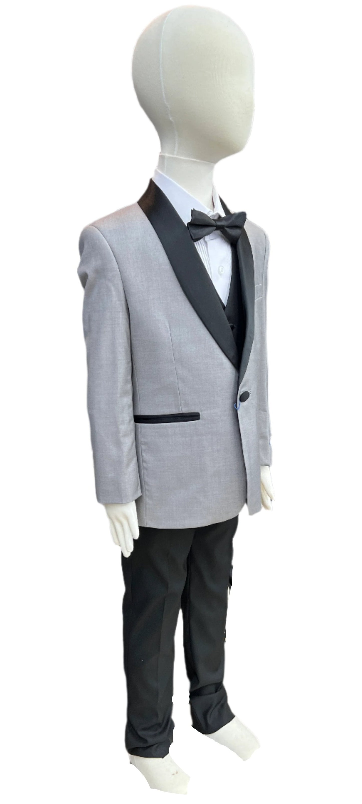 Perry Ellis Boys Tuxedo Grey 